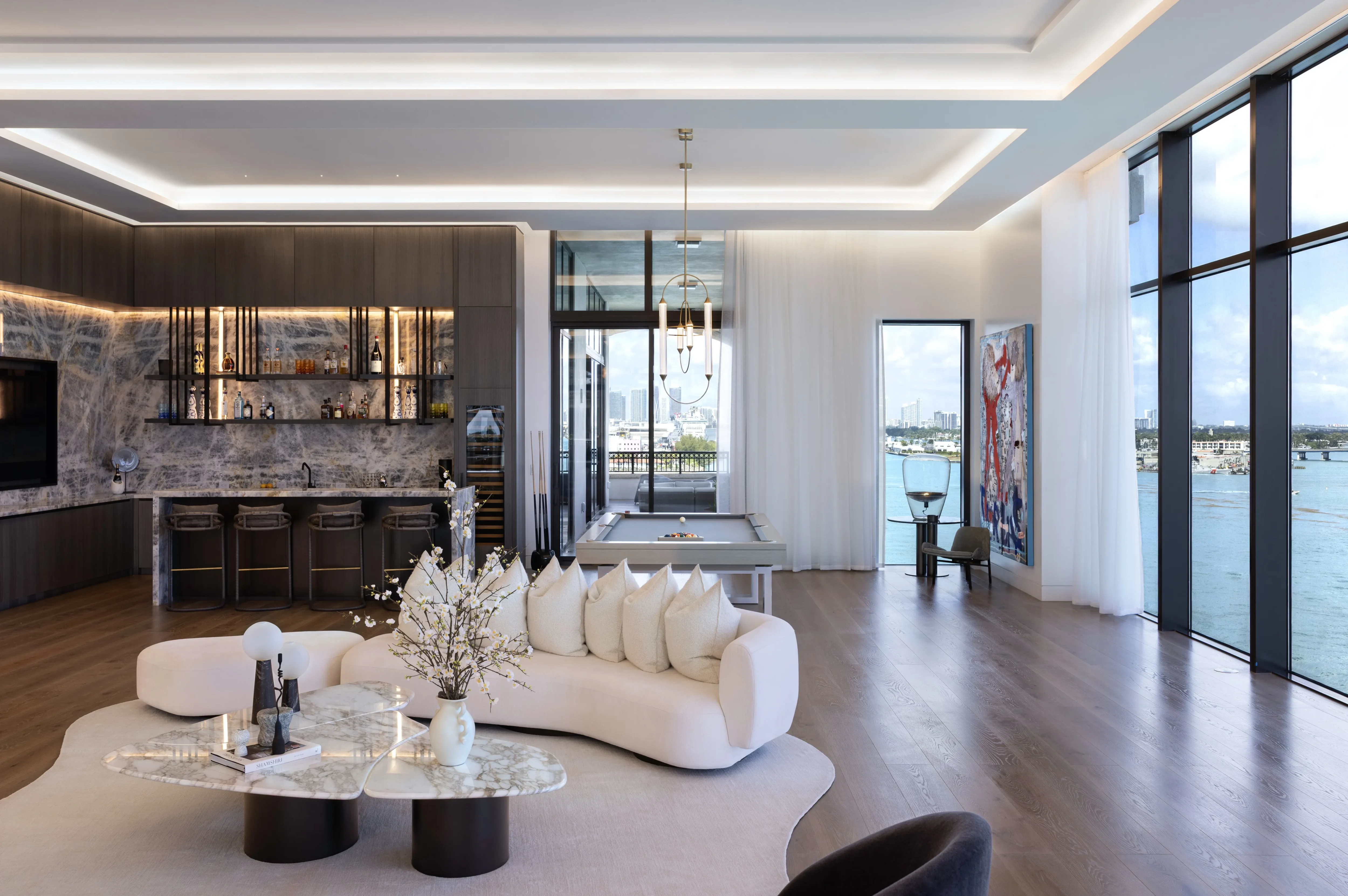 Fisher Island Penthouse - Luxury Construction