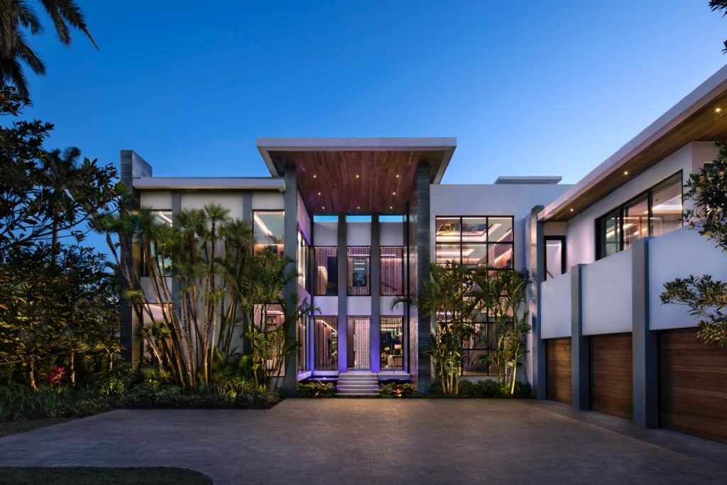 Sunset Island Extravagance a home designed and developed by Bart Reines.