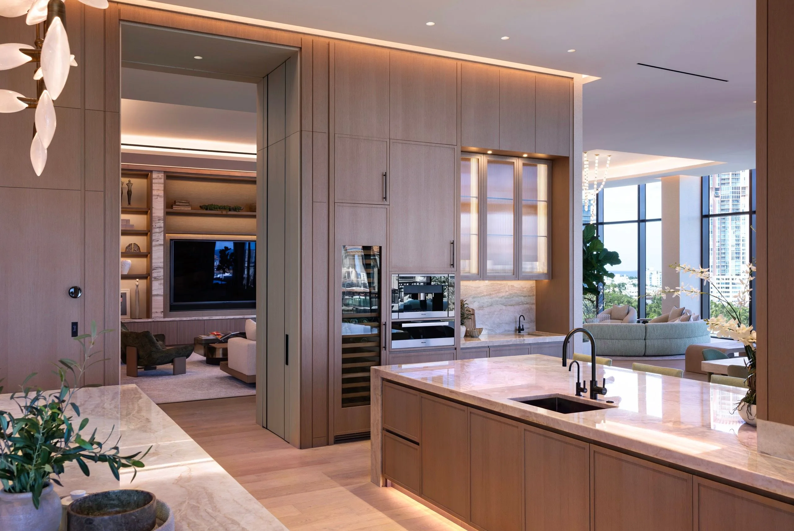 Fisher Island Refined Penthouse - Architectural Details
