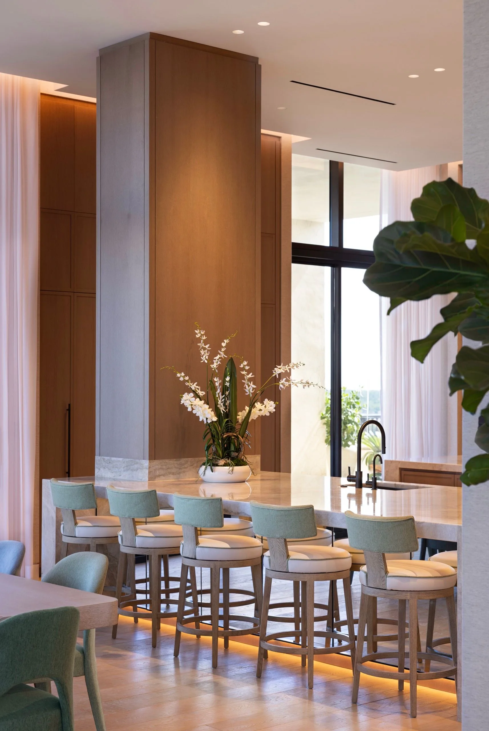 Fisher Island Refined Penthouse - Architectural Details