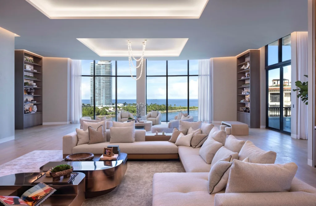 Fisher Island Refined Penthouse a home designed and developed by Bart Reines.