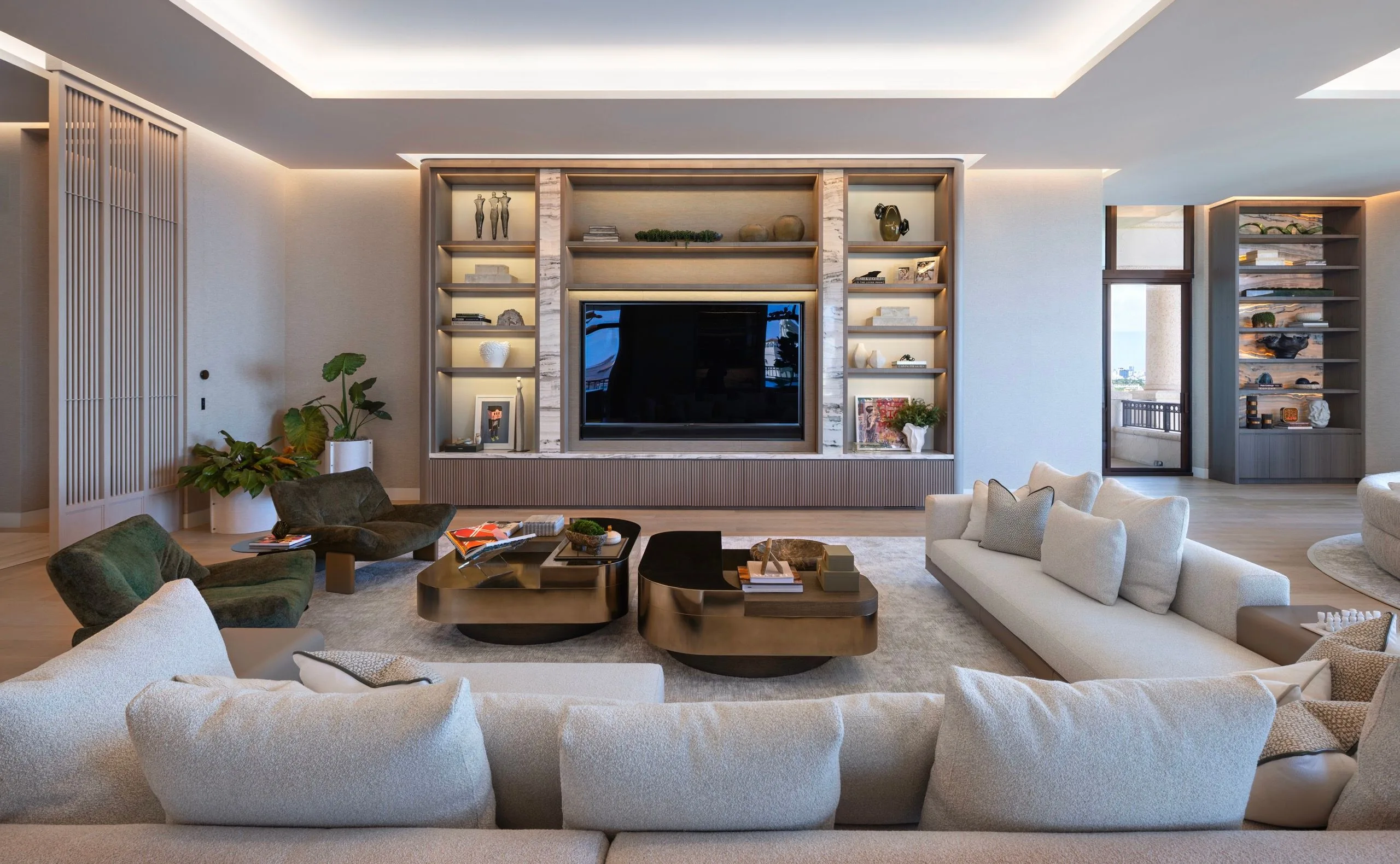 Fisher Island Refined Penthouse - Interior Design
