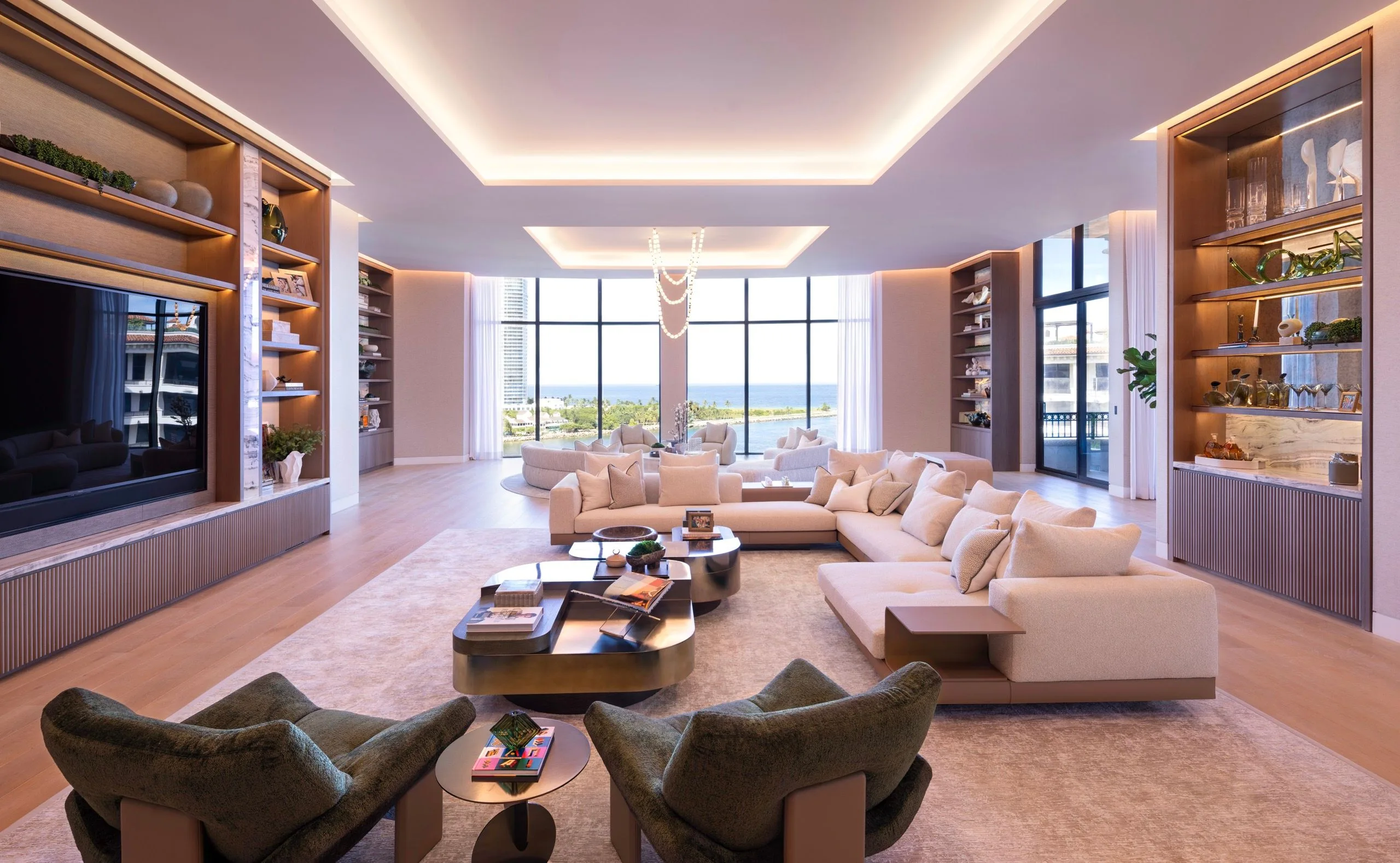 Fisher Island Refined Penthouse - Design Showcase