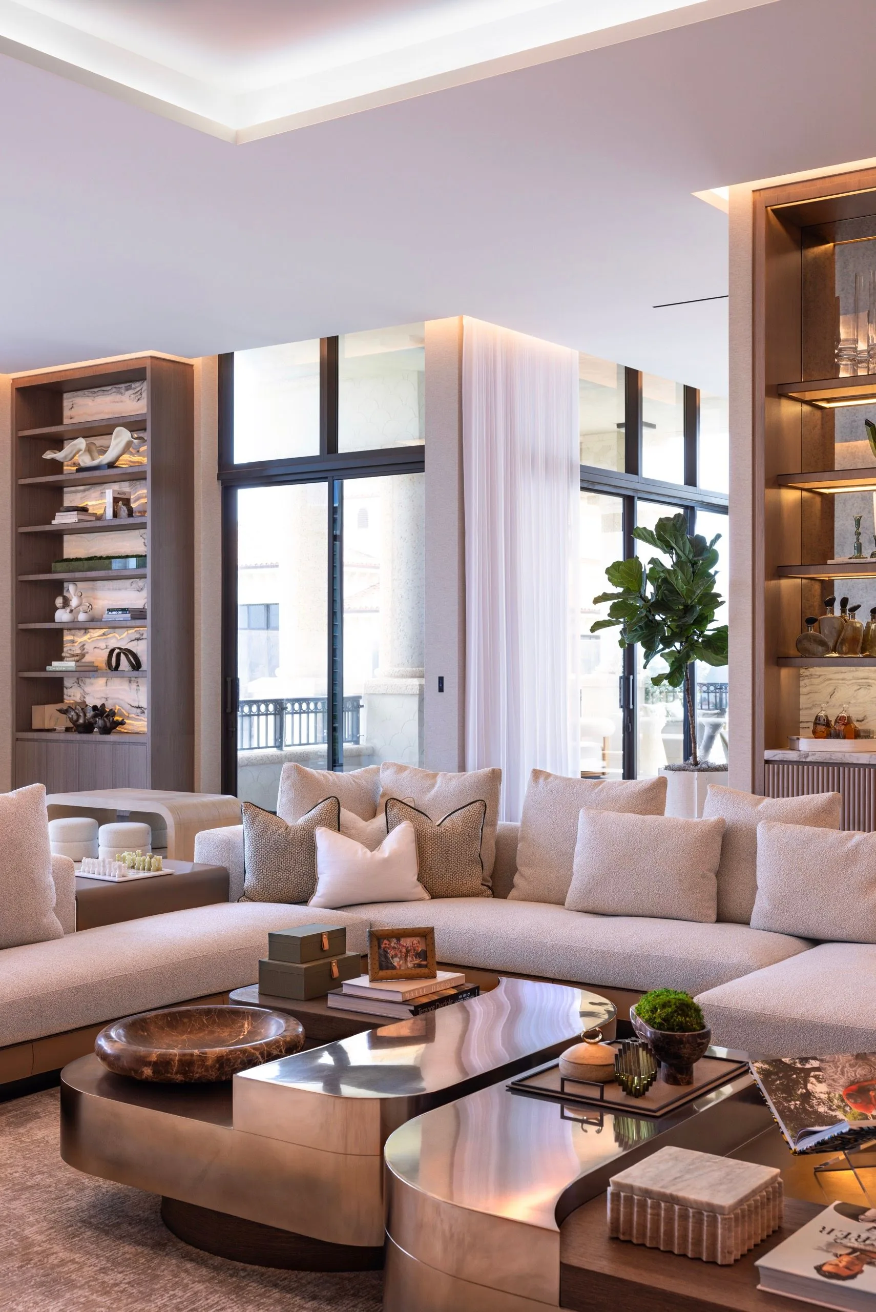 Fisher Island Refined Penthouse - Interior Design